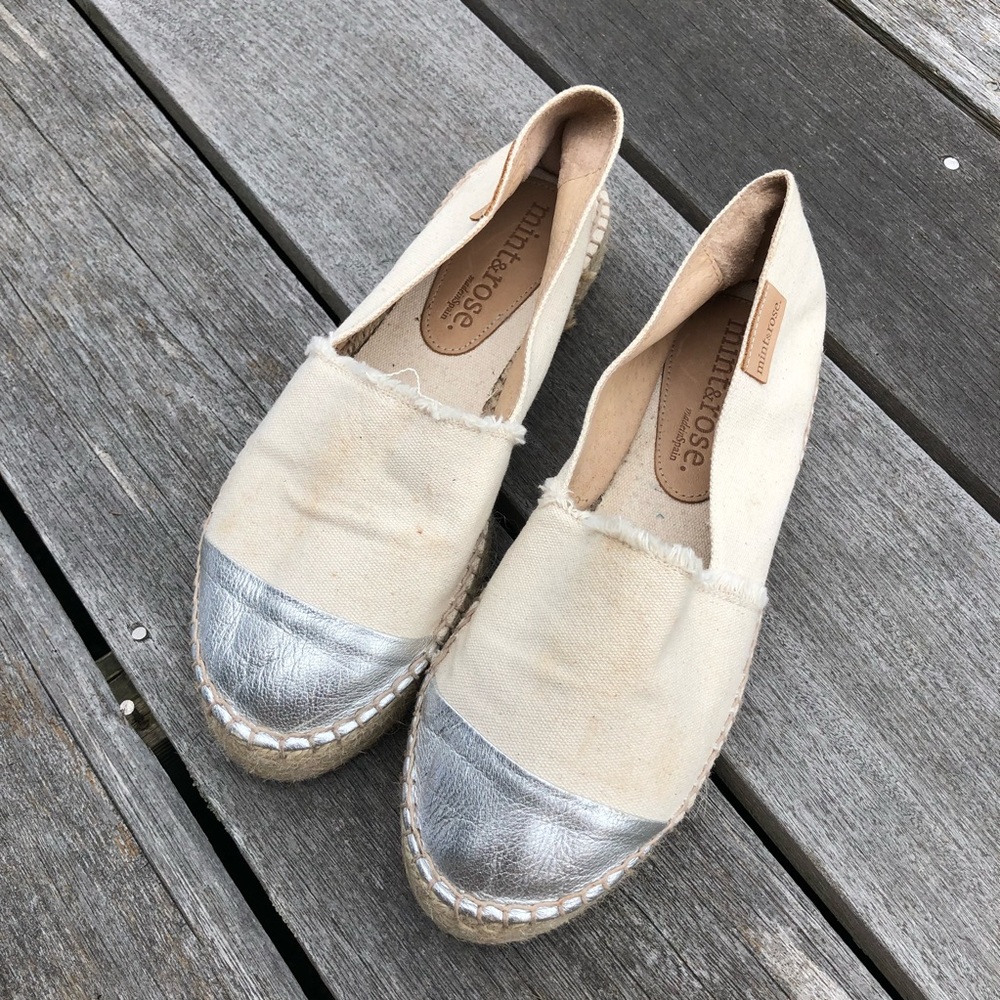 Mint and Rose slip on shoes